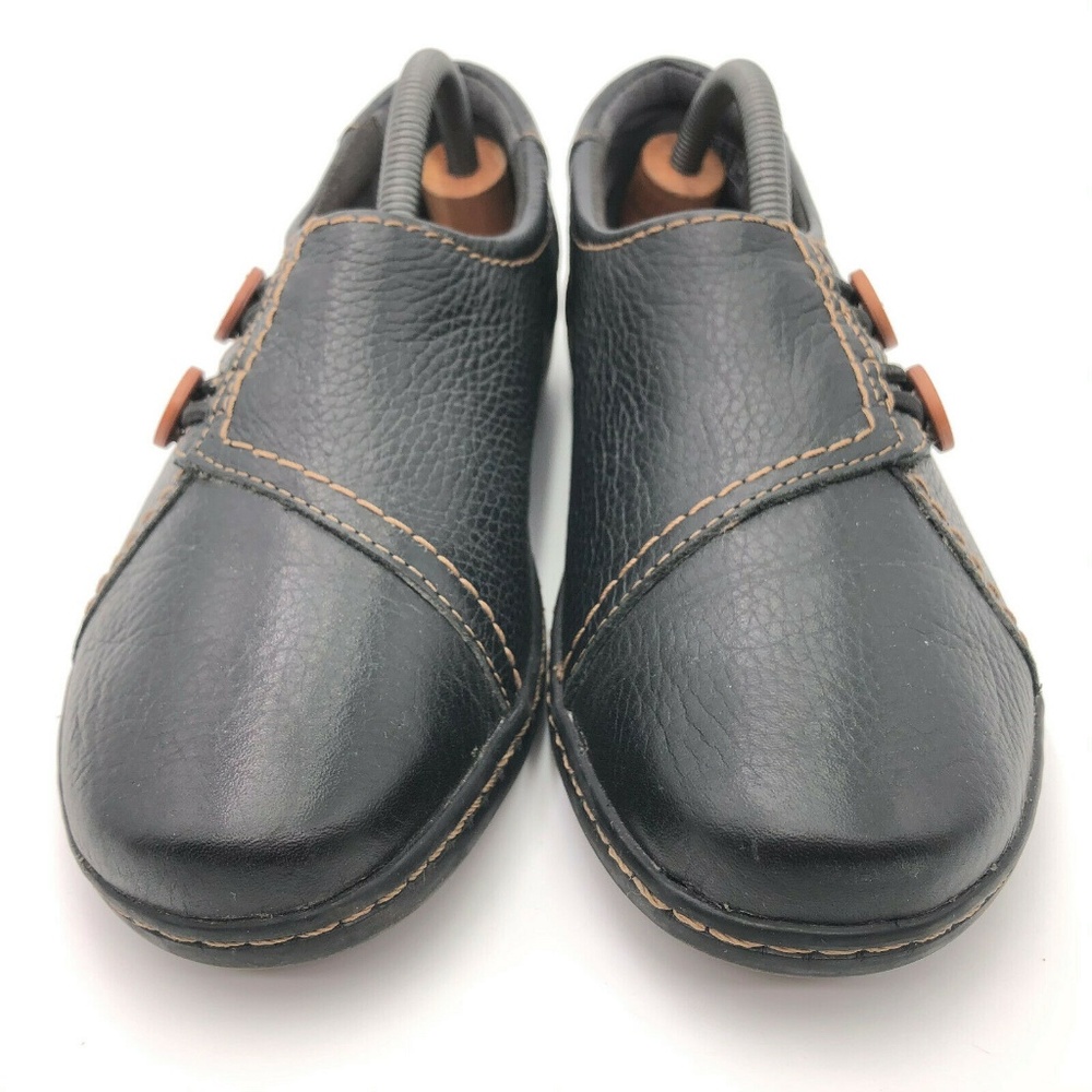 Clarks Collection Button Slip-On Flats Loafers - image 6
